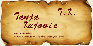 Tanja Kujović vizit kartica